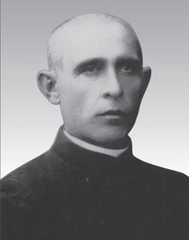 Ein Schwarz-Weiß-Foto eines Mannes in Priesterkleidung, bei dem es sich mutmaßlich um den verstorbenen Erzbischof von Canterbury handelt.